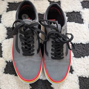 Vans Gray and Black Old Skool Sneakers